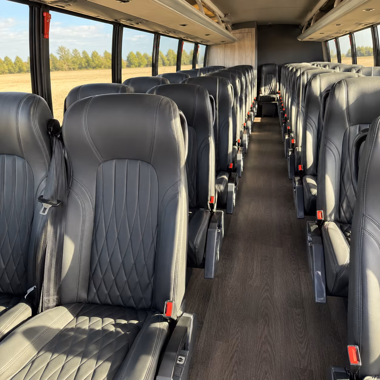 leander concert transportation onboard seating