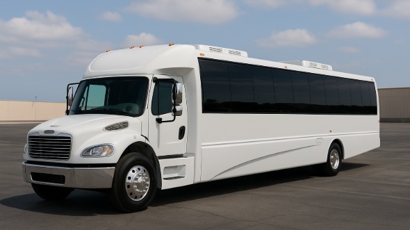 Exterior of Charter Bus Company Waco's 15 Passenger Minibus in Waco