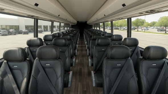 Interior of Charter Bus Company San Marcos's 20 Passenger Mini bus in San Marcos