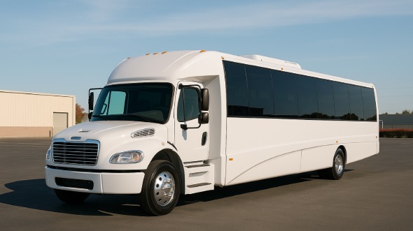 Exterior of Charter Bus Company Pflugerville's 30 Passenger Minibus in Pflugerville