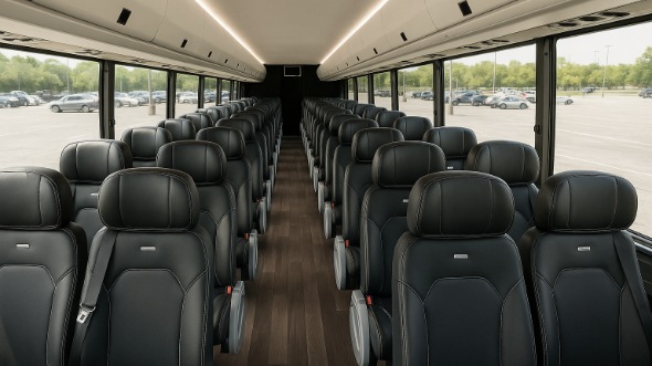 leander 20 passenger minibus inside