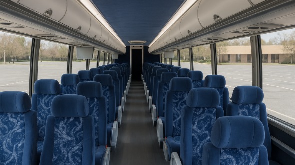 leander 56 passenger charter bus rental