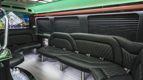 leander sprinter limo rental inside